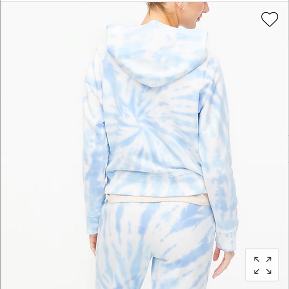 NWT J. Crew Tie Dye Hoodie - Picture 6 of 6